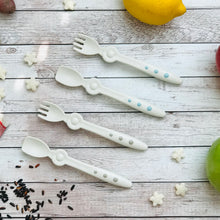 Load image into Gallery viewer, Stay Clean Spoon and Fork Blue