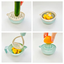 Load image into Gallery viewer, Baby Food Maker with Storage and Spoons Blue